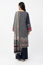 Keyseria By Jaffrani-3PC Unstitch Lawn Chapter-7 (Black)