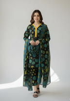 Nishat Doriya Lawn – 3 Piece Stitched (Black)
