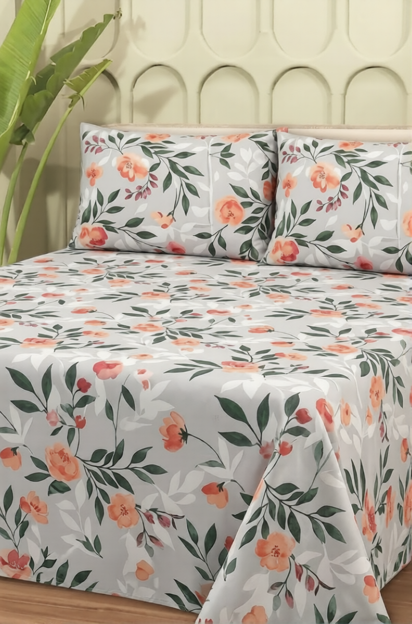 Classic Bed Bundle (6-Piece) Light Gray