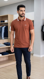Boss Classic Polo T-Shirt (Brown)