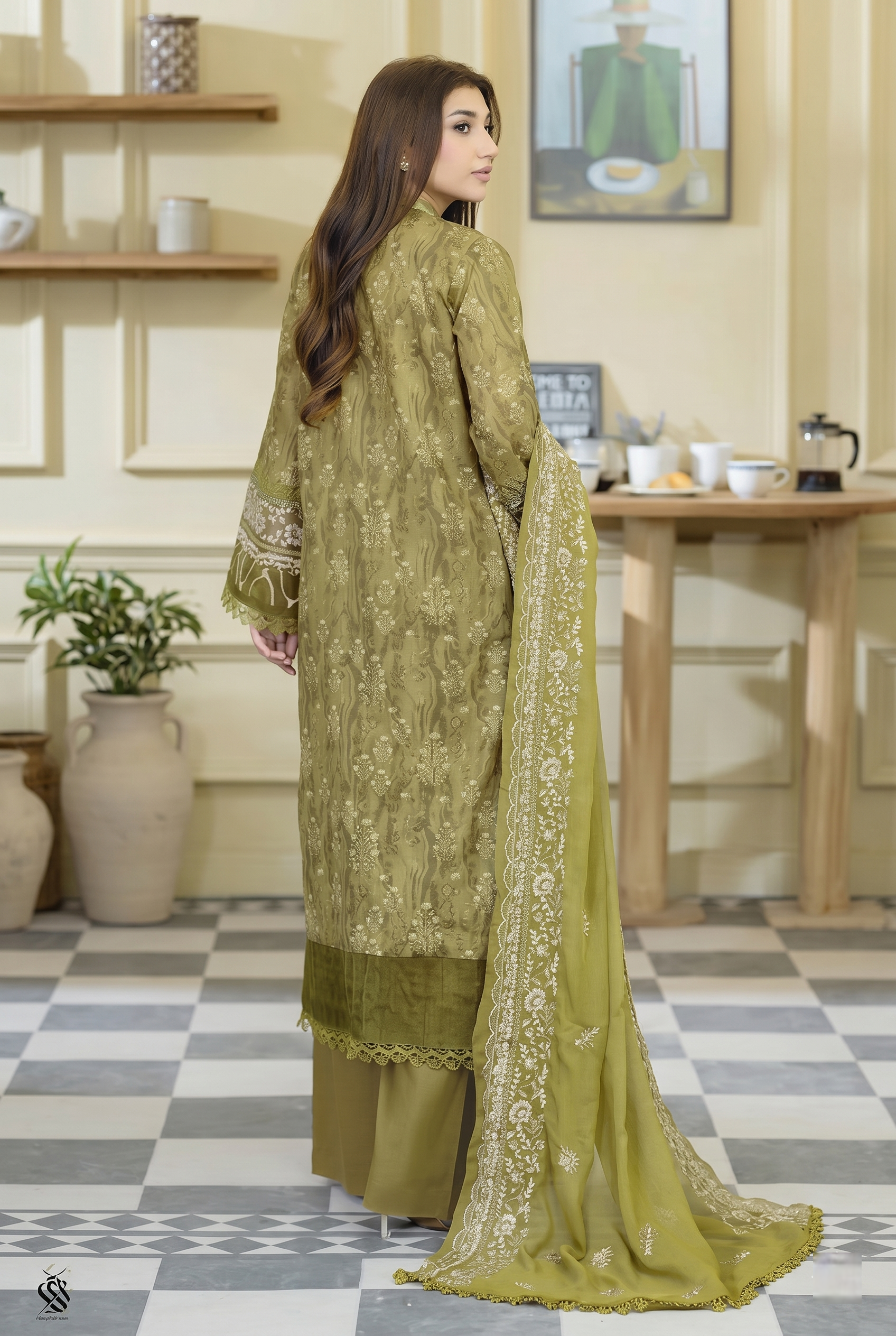 Lala Zar By Johra Unstitch Embroidered-3PC-Lawn-Pista