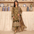 Aleeha by Johra  – Embroidered Chickenkari 3-Piece Suit