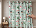 CURTAIN 10 RINGS HIGH & EXPORT QUALITY (Pista)