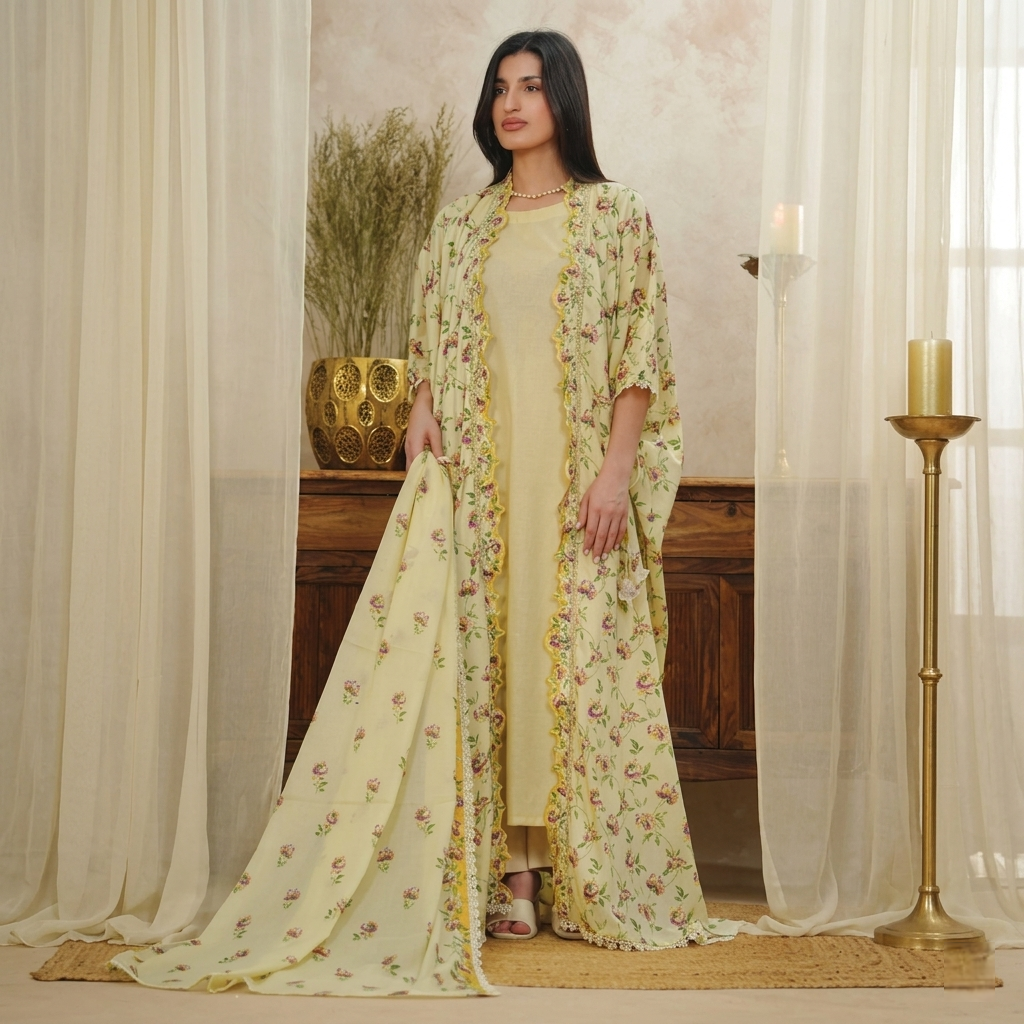 Mor Bagh by Beechtree – 3 Piece Unstitched Lawn Suit
