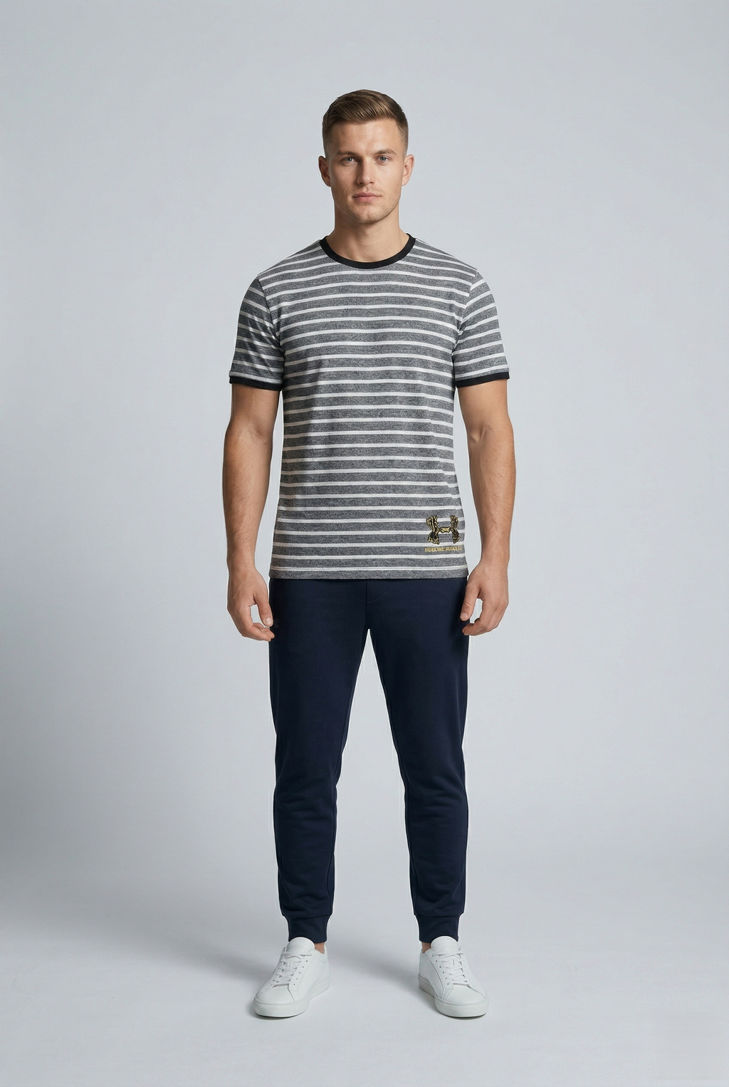 Scuth By Under Armour T-shirt (black & white)