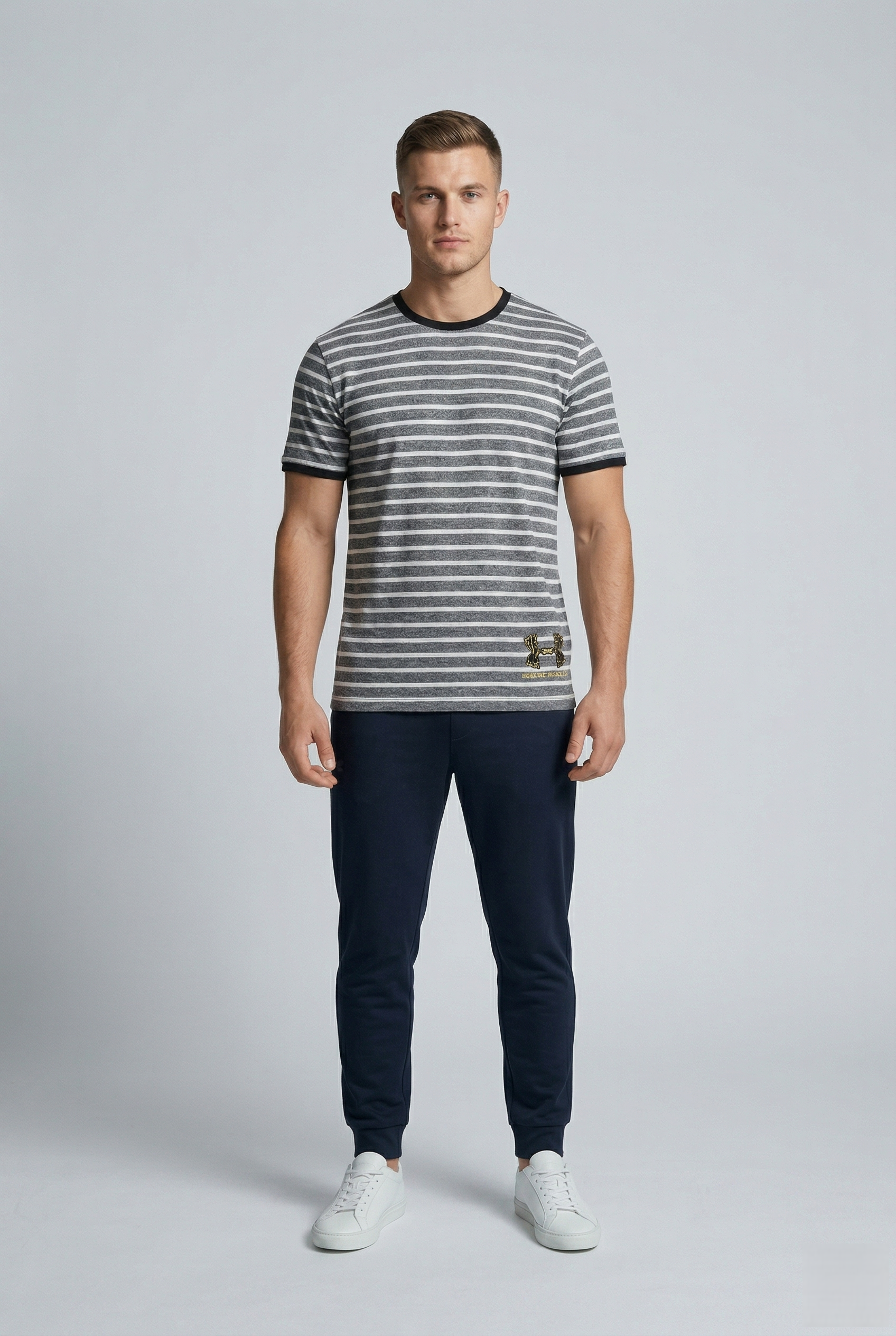 Scuth By Under Armour T-shirt (black & white)