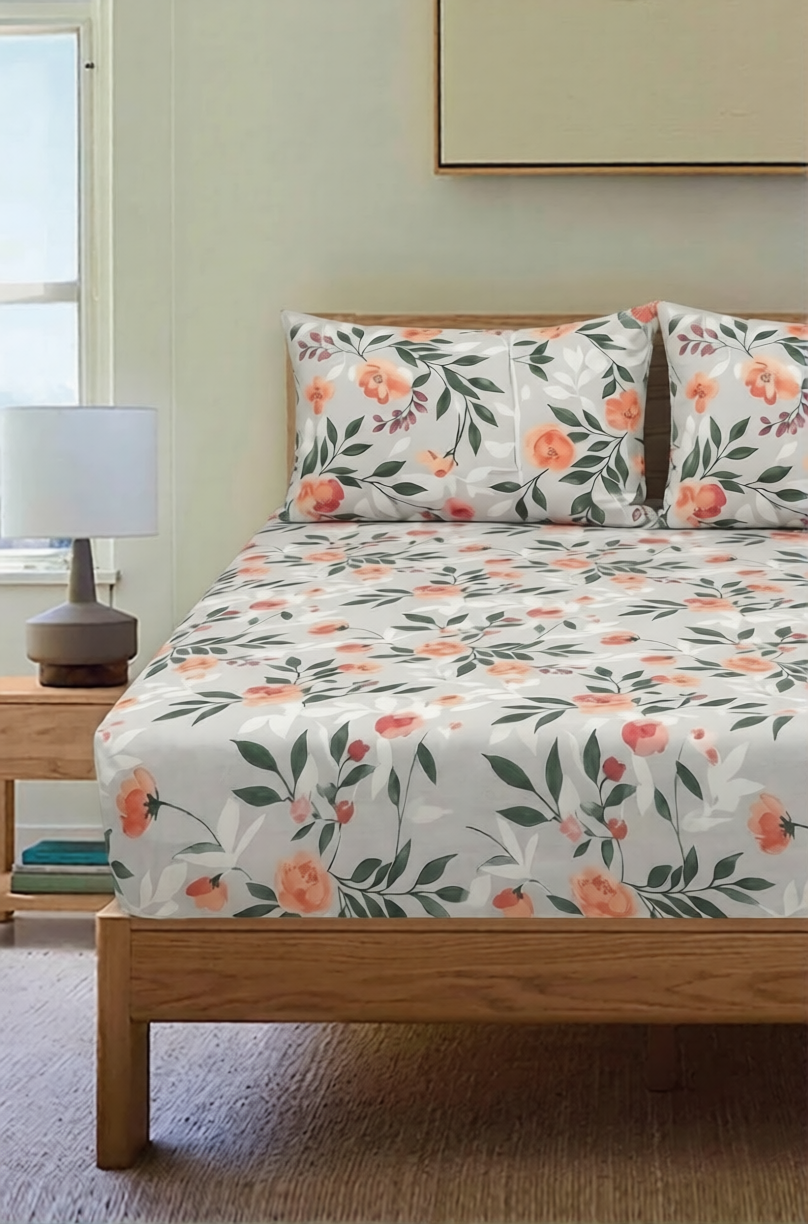 Classic Bed Bundle (6-Piece) Light Gray