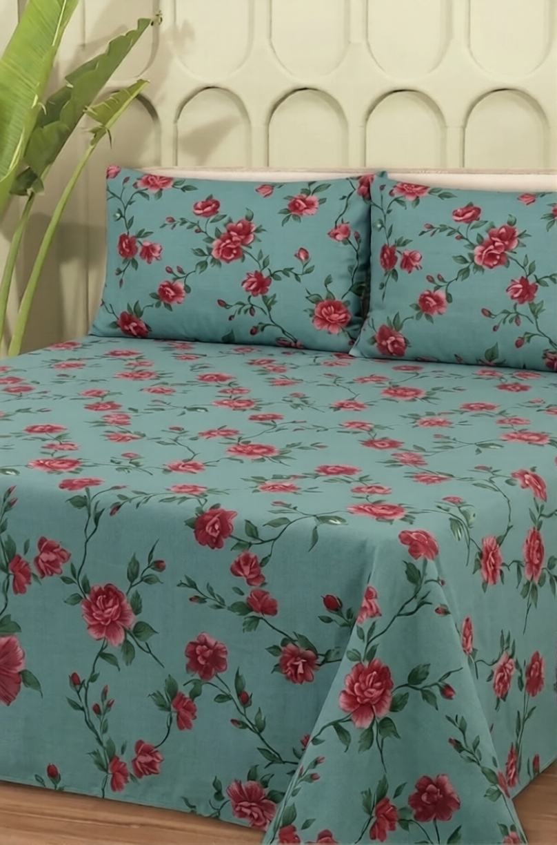 Classic Bed Bundle (6-Piece) Dark blue-green