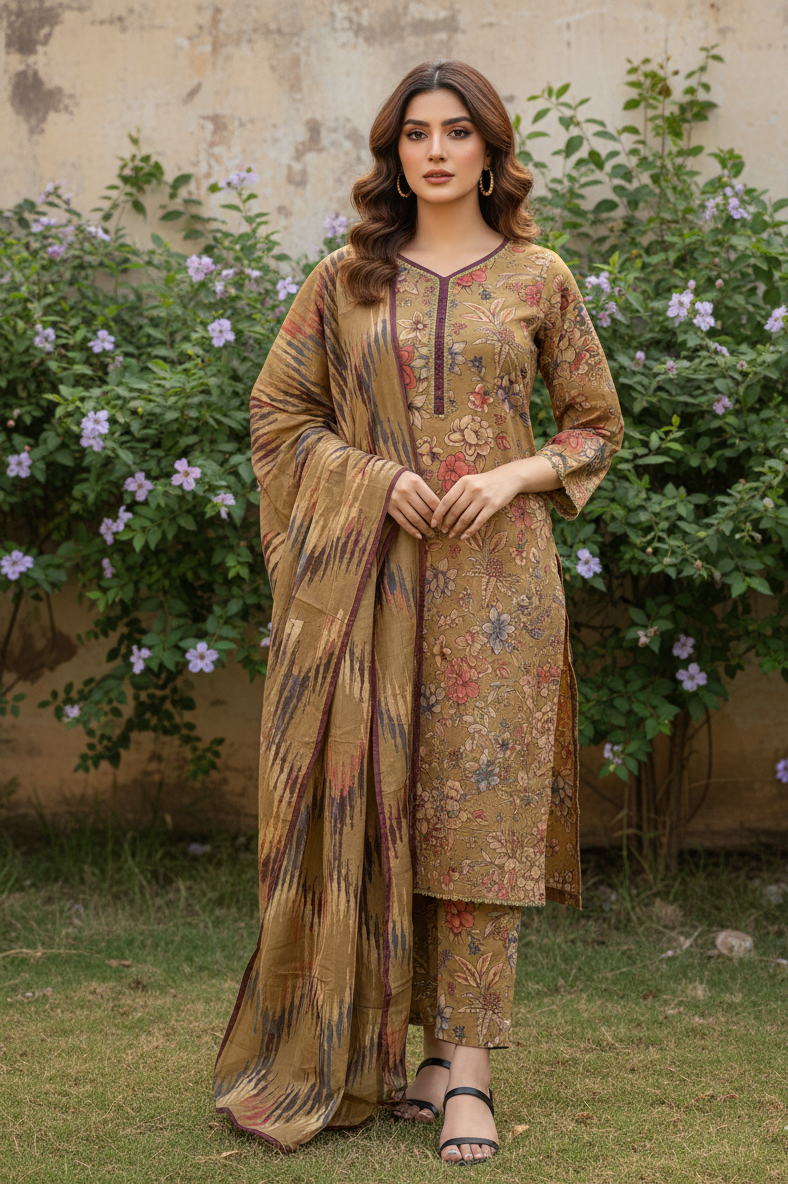 Ideas Pret 3-Piece lawn Stitched Suit