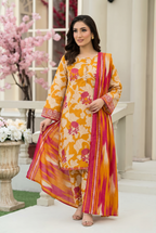 Alkaram Studio 3PC Stitched Embroidered Lawn Suit (Dusty Gray) (Copy)