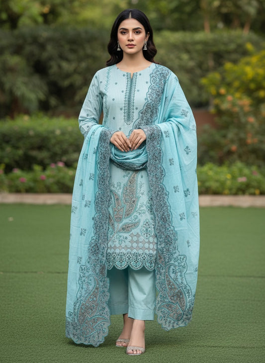 Komal – Breeza Izel | 3-piece embroidered unstitched suit