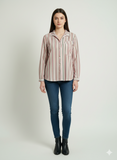 Alkaram Striped- Stich Kurti / Shirt