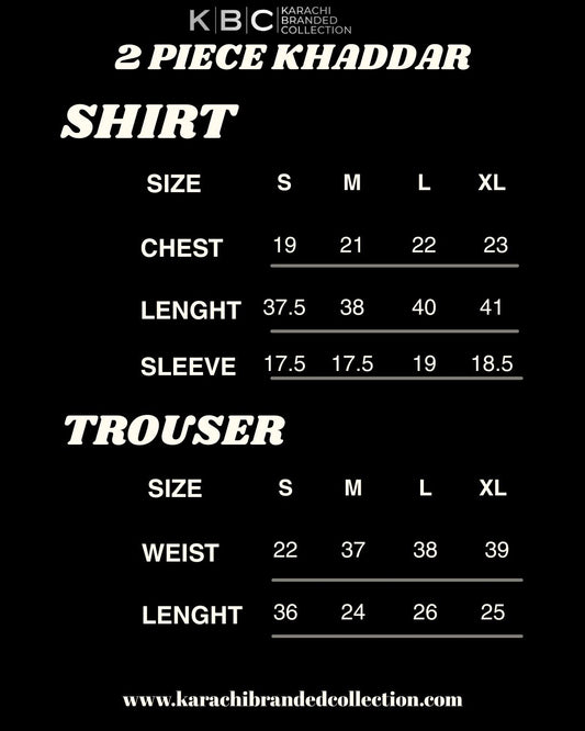 Khaddar Stitch Shirt Trouser – Premium Winter Wear