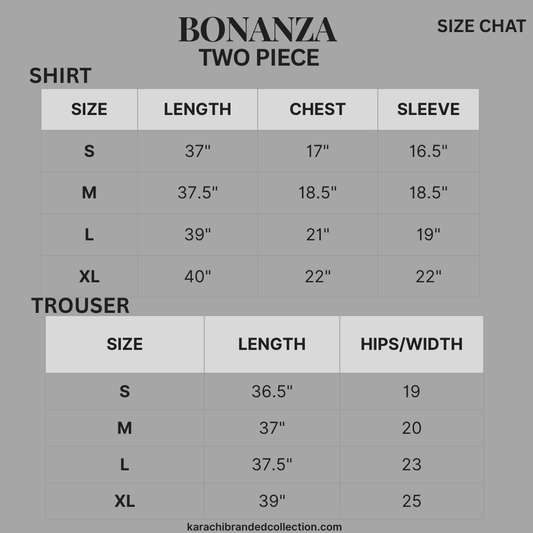 Bonanza 2-Piece Lawn Suit (Shirt + Trouser)