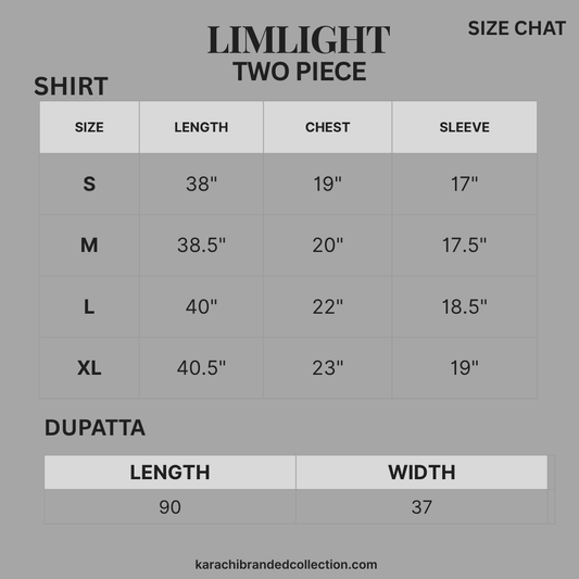 Limelight 2-Piece Lawn Suit (Shirt + Dupatta)