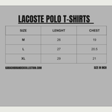 Lacoste Polo Shirt with Signature Lettered Collar