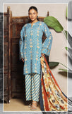 MJ IZHAN – POP CORD SET | 3-Piece Digital Printed Lawn Suit
