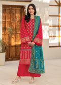 Inaya Vol. 1 By KBC Fashion Unstitched Lawn Collection (Red)