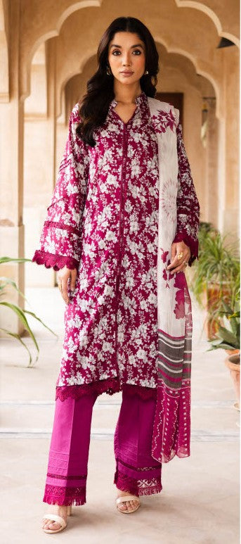 Sarim By Johra - Unstitched 3-Piece Digital Printed Lawn