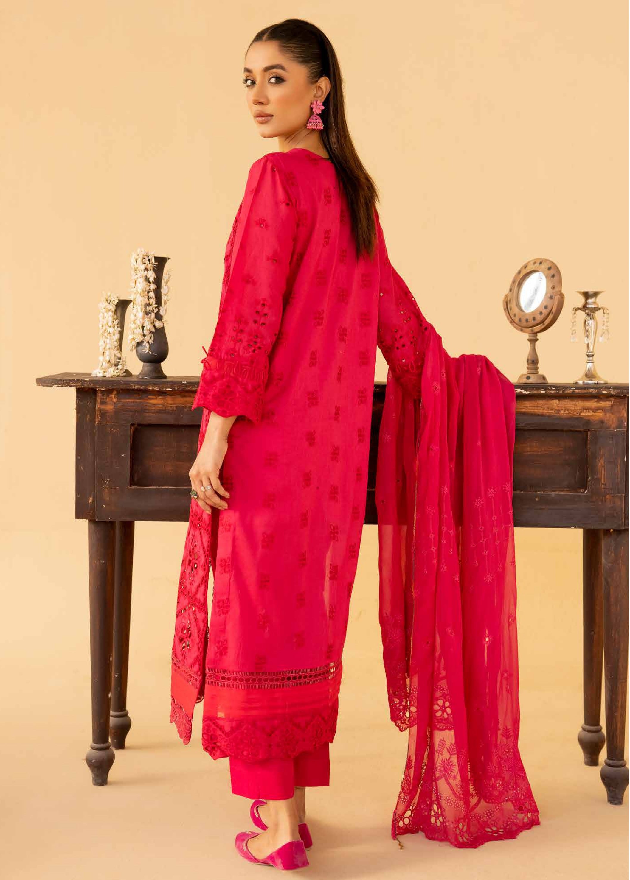 FASANA BY JOHRA - Unstitched 3PC Chikenkari