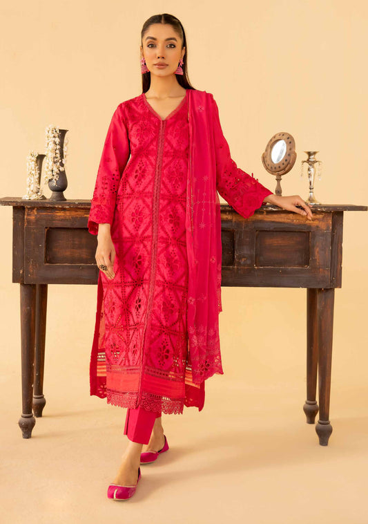 Fasana By Johra - Unstitched 3PC Chikenkari