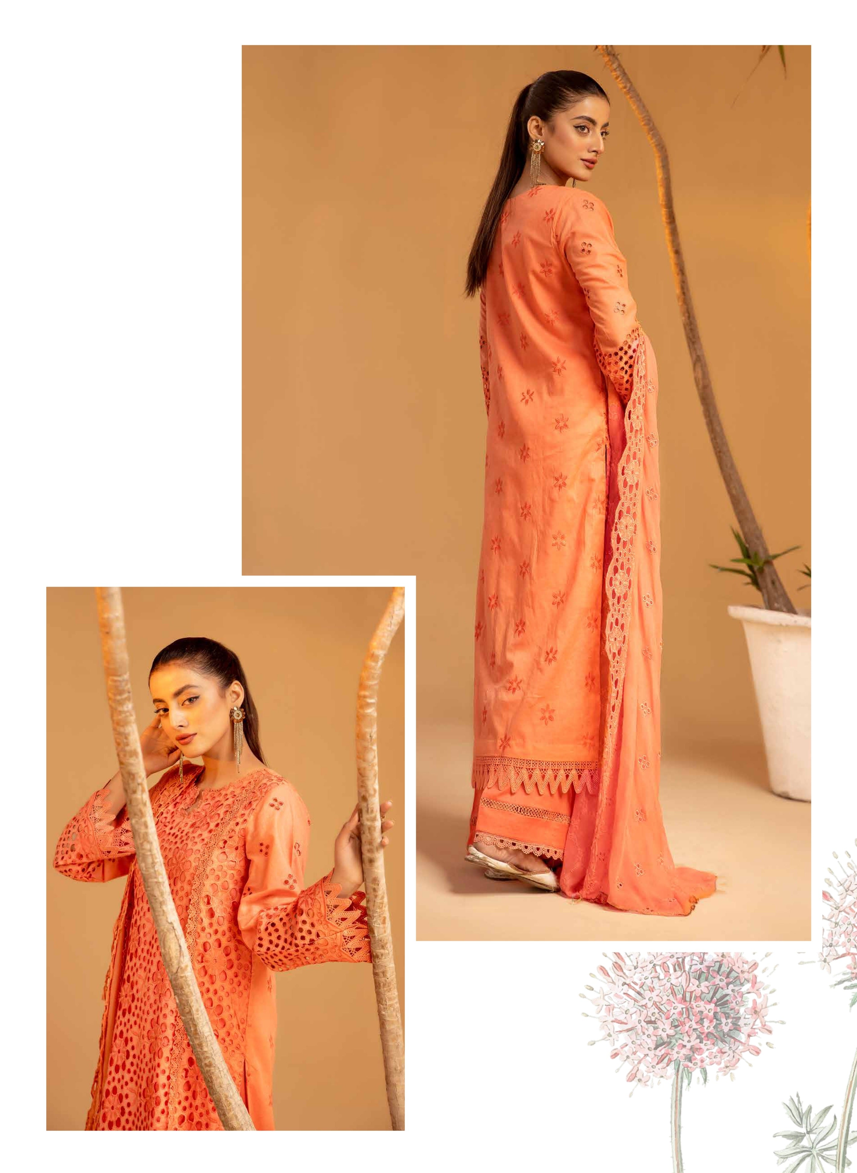 FASANA BY JOHRA - Unstitched 3PC Chikenkari