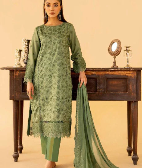 Johra Fasana  Chikankari Lawn Unstitched Suit
