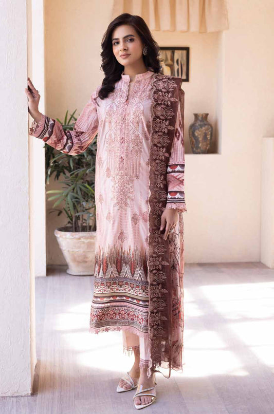 Shazra BY Johra - Unstitched Printed 3PC Lawn Embroiderey