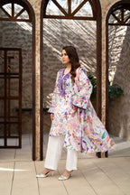 Lavender Garden – 3PC Embroidered Stitched Suit (white)-PV1-SV-23