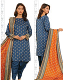 Khaadi SS'25 Doriya Printed Lawn Unstitched 3 Piece Suit