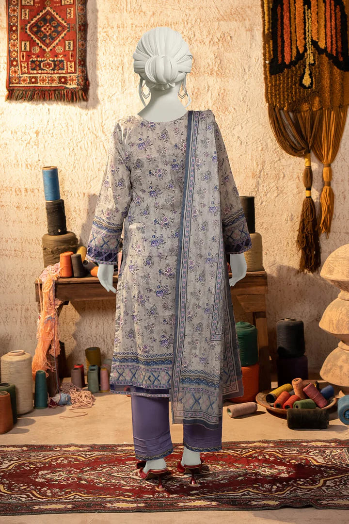 Almeerah Estiva – Premium Digital Three Piece Suit (Spring rain)