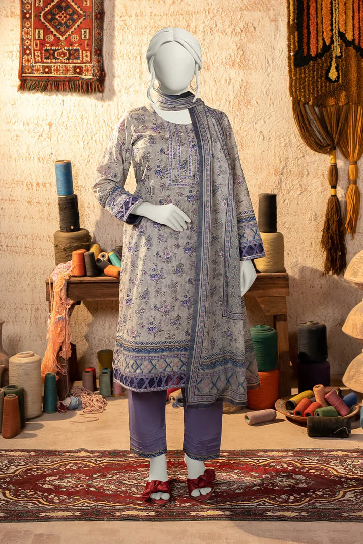 Almeerah Estiva – Premium Digital Three Piece Suit (Spring rain)