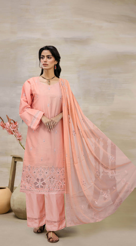 Usman Kashif – Nora (Vol-1518 &1519) Embroidered 3-Piece Lawn Collection