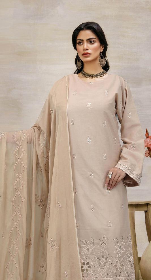 Usman Kashif – Nora (Vol-1518 &1519) Embroidered 3-Piece Lawn Collection