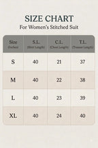 Women's Stitched 3-Piece Lawn Suit by KBC Fashion (Light Beige)