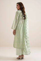 Sapphire 3-Piece Embroidered Unstitched Lawn Suit (Light Mint)