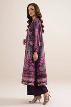 Sapphire 3-Piece Embroidered Unstitched Lawn Suit (Purple)