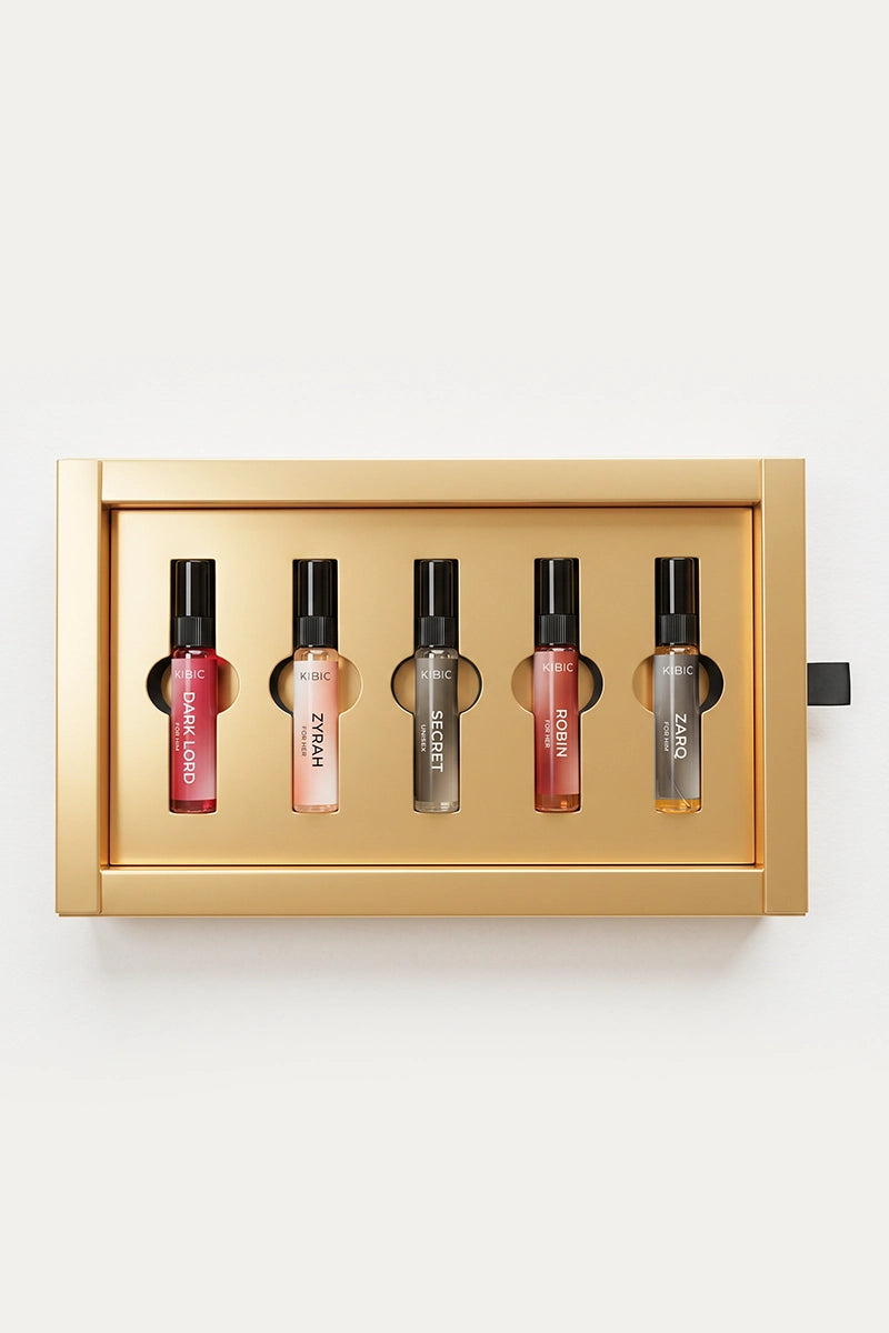 KBC Fashion Perfume Tester Set – 5 Fragrances for Men & Women