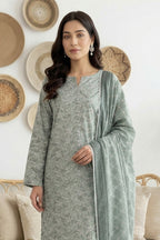 Rimal by UK Vol-61 3PC Unstitched Embroidered Lawn Suit (Green)