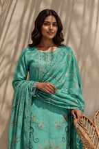 Amira by Breeza Fashion - 3PC Unstitched Embroidered Lawn Suit (Mint Green)