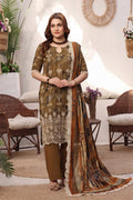 Dhagakari By Moosajee - 3PC Unstitched Embroidered Lawn Suit (Lisbon Green)