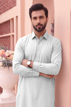Alkaram – Men’s Unstitched Wash & Wear Fabric (White)