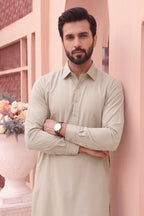 Alkaram – Men’s Unstitched Wash & Wear Fabric (Light Gray)