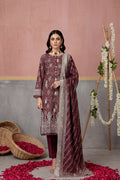 KIJI by Rimal Vol-119 3PC Unstitched Embroidered Lawn Suit (Maroon)
