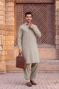 Gul Ahmed – Men’s Unstitched Wash & Wear Fabric (Gray)