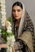 KIJI by Rimal Vol-119 3PC Unstitched Embroidered Lawn Suit (Black)
