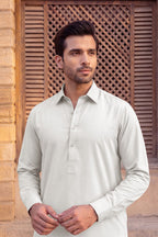 Gul Ahmed – Men’s Unstitched Wash & Wear Fabric (White)