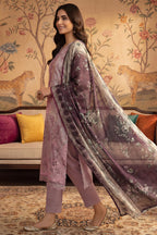 Rimal by UK Vol-22 3PC Unstitched Embroidered Lawn Suit (LightPink)