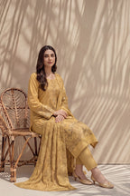 Amira by Breeza Fashion - 3PC Unstitched Embroidered Lawn Suit (Light Brown)