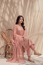Amira by Breeza Fashion - 3PC Unstitched Embroidered Lawn Suit (Pink)